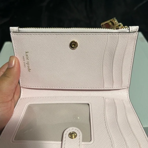 Kate Spade Light Pink Card Wallet - Picture 2 of 3